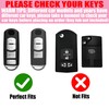 Key Fob Cover with Diamond Keychain for Women, Car Key
