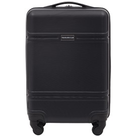 Travelers Club Skyline Spinner Luggage, Black, 20-Inch Carry-On