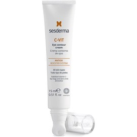 Sesderma C-VIT Crema de ojos 15 ml – Cuidado regenerador ligero contra arrugas y ojeras, con vitamina C y nanotecnología para piel radiante, humedad y protección UV