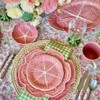 Bordallo Pinheiro Cabbage Pink Dinner Plate, 10-Inch