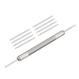 uxcell 26mm Spring Bar Watch Band Pins Replacement with Spring Bar Removal Tool Kit, 1.5mm Dia, 8 PCS