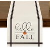 Hello Fall Pumpkin Table Runner 13x72 Inch Seasonal Autumn Kitchen