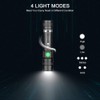 LED Tactical Flashlight Rechargeable, IPX6 Waterproof Flashlight, 2000lm, Super Bright