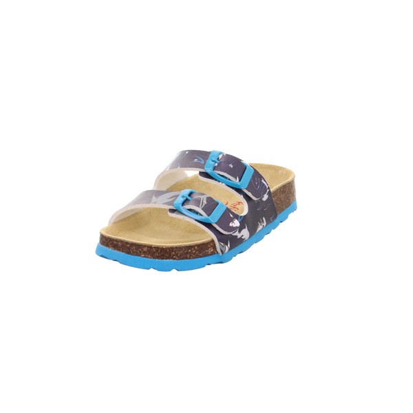 Superfit Boys' Footbed Slippers, Blue Multicoloured 8140