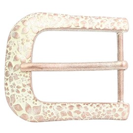 BELTINGER Belt Buckle Flower 4.0 cm | Buckle Interchangeable Buckle Belt Buckle 40 mm Solid | Pin Buckle | Interchangeable Belt up to 4 cm, Copper