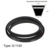sourcing map O-1120 V-Belt Drive Belt 1120 mm Inner Circumference
