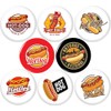 Generic Hot Dogs x 8 NEW 1"" inch (25mm) pins