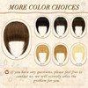Sofeiyan Bangs Clip-In 100% Remy Real Hair Fringe Bangs, One