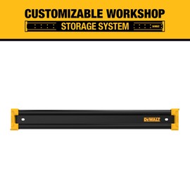 DEWALT Tool Organizer, Mount on Workbench, 20 Inch, Compact Metal Rail, DEWALT Workshop Storage System Compatible (DWST82827)