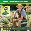 Saker Garden Kneeler and Seat Foldable Gardening Stool with Extendable