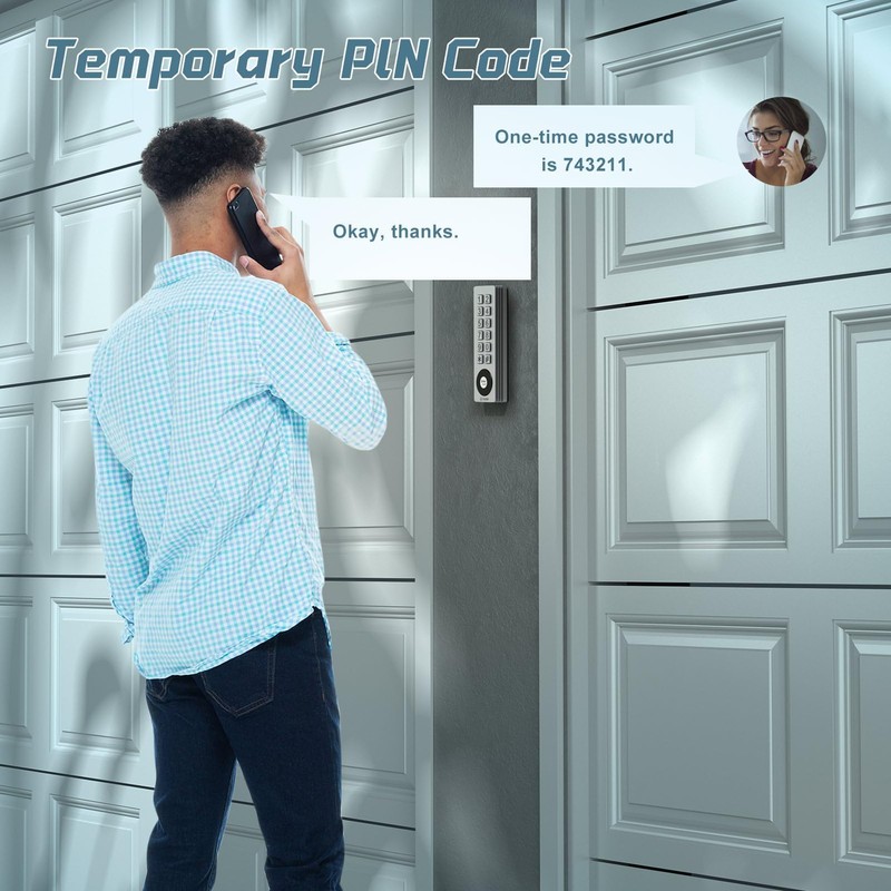 Universal Garage Door Opener Wireless Keyless Keypad for LiftMaster Chamberlain
