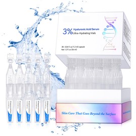 Hyaluronic Serum, Hyaluronic Serum High Dose, Enriched with 3% Hyaluronic Acid, Provides Long-Lasting Moisture and Improves Skin Elasticity and Firmness - 30 Sticks