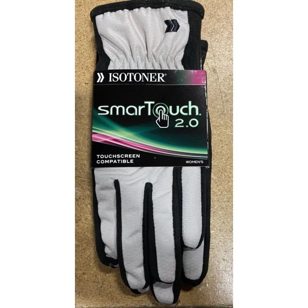 Isotoner Womens Smart Touch Gloves (multi) with Ultra Plush Liner