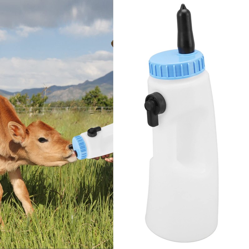 2.5L Calf Bottle, Vertical Calf Feeding Bottle Nipple Calf Nursing