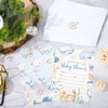 AnyDesign Under the Sea Baby Shower Invitation with Envelopes Stickers