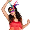 Boland 00211 Carnival Rainbow Mask, multi-coloured, one size, 10116594