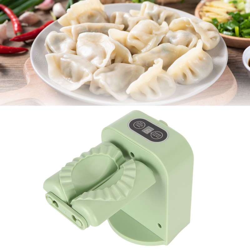 Electric Dumpling Maker Machine Automatic Easy Dumpling Machine with Spoon