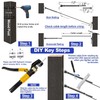 CKE 20 Pairs 1/8" Black Cable Railing Hardware Kit Swage