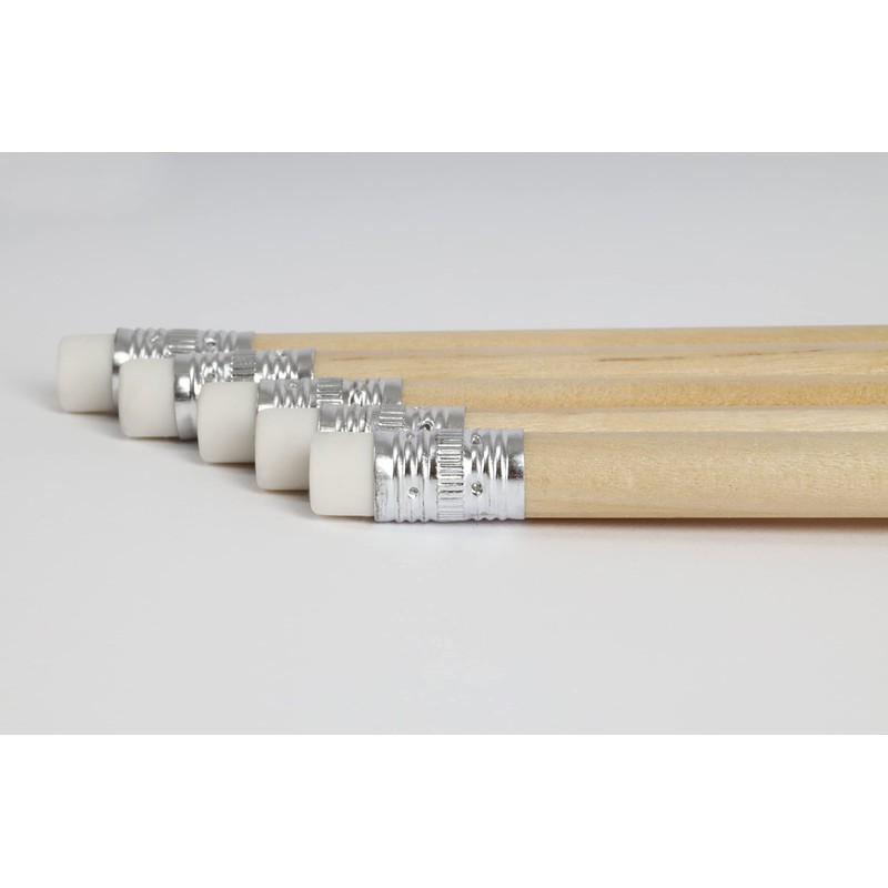 /A Pack of 100 Mini Pencils Short with Eraser Half