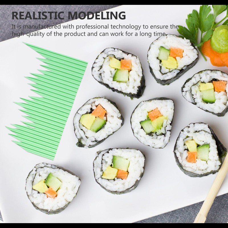 CALLARON 1000pcs Sushi Decoration Grass Sashimi Leaf Stimulation Sushi Grass