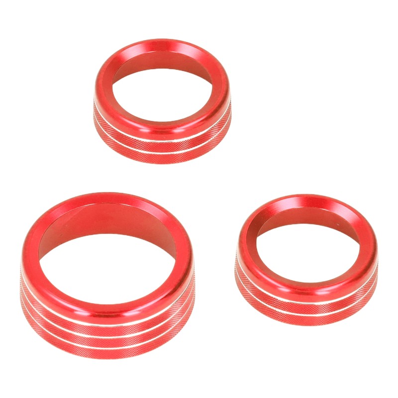 Air Conditioner Switch CD Button Knob Cover Trim Aluminium Alloy