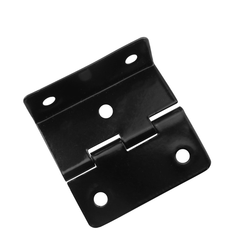 JCBIZ 4PCS Black Five-Hole Folding Hinge Shutter Hinge for Chest,