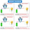 DMWD 16MM Two Colors LED Metal Latching Push Button Switch