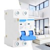 AC 400V Circuit Breaker DIN Rail 63A 2P Home Overload