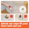 boeemi Toilet Bolt Cap Decorative 6Pack Include Ceramic Golf Screw