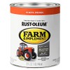 Rust-Oleum 280159-2PK Farm & Implement Enamel Paint, Quart, Kubota Orange,