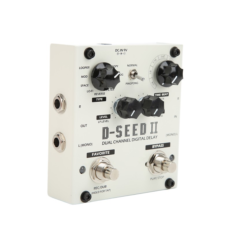 Multi Pedal Effect 2 Channel Digital Delay Stereo Looper 8