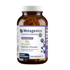 Metagenics L-treonato de magnesio - Magteína Magnesio para la salud cerebral, la memoria, el aprendizaje y el apoyo cognitivo - Forma biodisponible cl