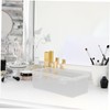 IWOWHERO 2pcs Plastic Storage Box with Lid Versatile Organization and