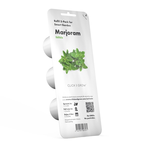 Click and Grow Plant Pods Refill 3 pack Pod (Marjoram)