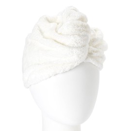 Fabbrica Home Natural Rayon Made From Bamboo Spa Bath Wrap Shower Skirt and Hair Drying Turban (Available in 4 Colors) (One-size, White)