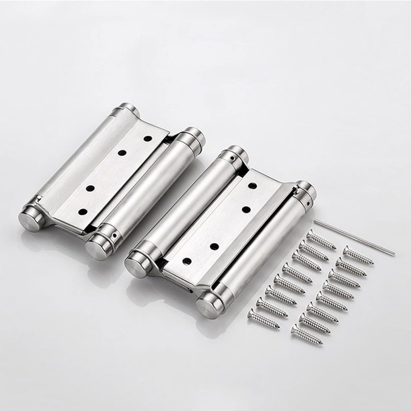 CENPEK 2PCS 3 Inch Stainless Steel Two-Way Hinge Double Opening