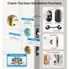 Veise Keyless Entry Door Lock with 2 Lever Handles -