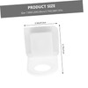 Cabilock 20pcs Wall Mounted Shampoo Holder Shelf Brackets White Pump