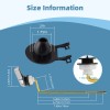 Unbranded Toilet Handle Front Mount with 2-Inch Rubber Toilet Flapper