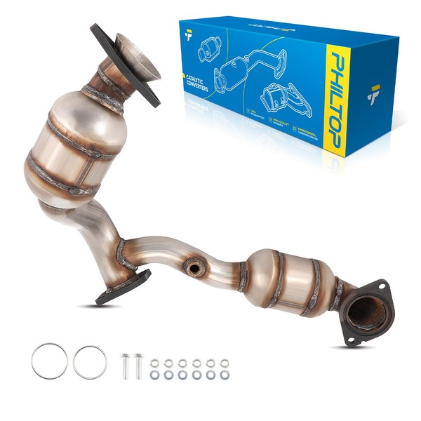 PHILTOP Front Catalytic Converter Kit Direct-Fit Compatible With Ford 2000-2007