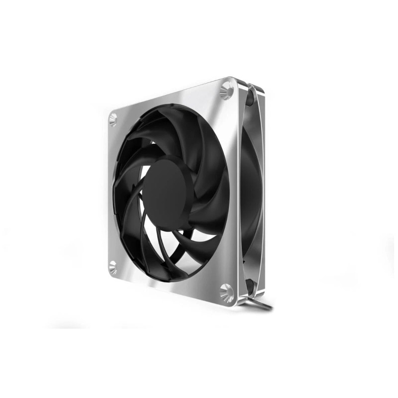 Alphacool Apex Stealth Metal Power Fan, 3000 RPM, Chrome