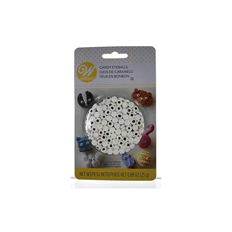 Wilton 710-7236 Mini Candy Eyeballs, 24 Count