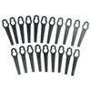 vhbw 20 x Replacement Blades Compatible with Einhell RG-CT 18/1