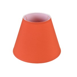 Aspen Creative 58782, Empire Uno Lamp Shade, Indian Red, 7" Top x 13" Bottom x 10" Slant Height, Slip UNO 33mm