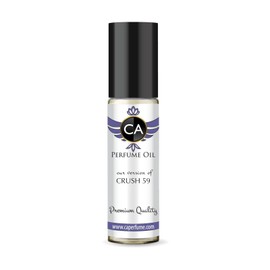 CA Perfume Impression of Crush 59 for Women Fragrance Oil Oriental Vanilla Scent Long Lasting Perfumes for Women Travel Size TSA Ready Mini Parfum Body Oil Roll-on 0.33 Fl Oz 10ml