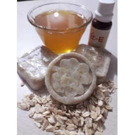 Jabón Artesanal De Avena, Miel, Vitamina E