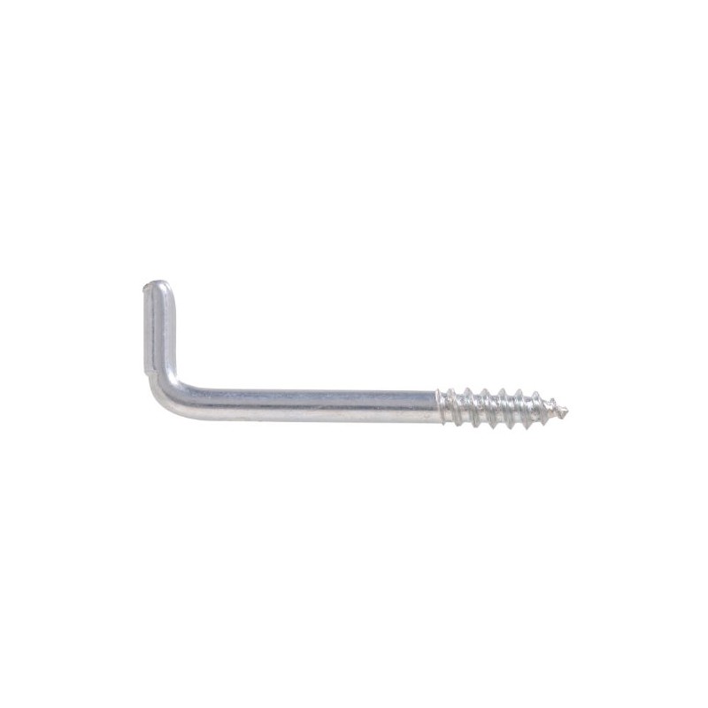 Hardware Essentials 852426 Square Bend Hook Zinc 0.106" x 1-3/8"