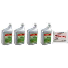 Genuine 4PC - Quarts Genuine for Honda Manual Transmission Fluid MTF