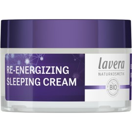 lavera Re-Energizing Sleeping Cream - Natural Cell Renewal - Revitalises Skin Complex - Moisturising - Vegan - Natural Cosmetics - 50 ml