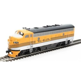 WALTHERS 910-19973 HO EMD F7 A RIO GRANDE DCC & SOUND D&RGW #5711